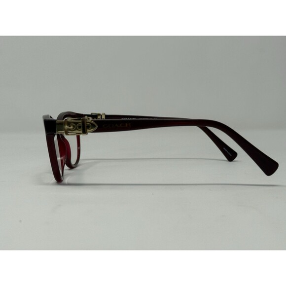 Coach Eyeglass Frames HC6087T 51-16-135 Burgundy 5393 main image 9